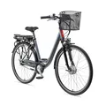 Produktbild: TELEFUNKEN RC657-S City Pedelec anthrazit E-Bike Damen Citybike 36V 13AH