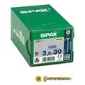 Produktbild: SPAX Universalschrauben Z2 Senkkopf YELLOX 1081020350305 3,5 mm x 30 mm, 1.000 St.