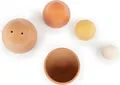 Produktbild: Bieco Silikon Matroschka für Kinder Chocolate Bliss | Badespielzeug Baby ab 1 Jahr | Montessori Spielzeug Baby | Babuschka Puppen badewannenspielzeug Baby Badespielzeug Silikon Spielzeug baby