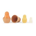Produktbild: BIECO Stapelspielzeug Bieco Silikon Matroschka baby Chocolate Bliss