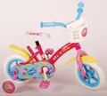 Produktbild: TPFSports Kinderfahrrad Volare Peppa Pig 10 Zoll, 1 Gang, (Mädchen Fahrrad - Rutschfeste Sicherheitsgriffe), Kinder Fahrrad 10 Zoll mit Stützräder Laufrad Mädchen Kinderrad