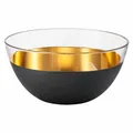 Produktbild: Eisch Schale Cosmo Gold, Salatschale, Dessertschale, Kristallglas, 24 cm