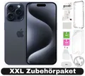 Produktbild: Apple iPhone 15 Pro - 128 GB - Titan Blau - XXL Starterset- Zustand: GUT