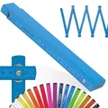 Produktbild: Metrie™ BLOCK 52 Zollstock/Zollstöcke - Gliedermaßstab | Maßstab - 2m - mit Duplex-Teilung, Hergestellt in der EU – Hellblau (Process Blue)