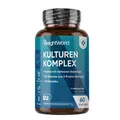 Produktbild: Probiotika - Kulturen Komplex - 60 Kapseln - 20 Bakterienstämme - Inulin - Vegan