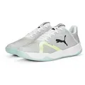 Produktbild: PUMA Hallen-Indoorschuhe Accelerate Turbo Nitro II weiss/grau Herren Badmintonschuh weiß 41 EU