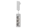 Produktbild: GEBRO Steckdosenleiste 104556, 3-fach, mit Flachstecker SmartPlug, weiß 900016