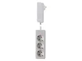 Produktbild: GEBRO Steckdosenleiste 104556, 3-fach, mit Flachstecker SmartPlug, weiß