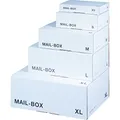Produktbild: karton-billiger Mail-Box Versandschachtel, XS, S, M, L, XL in 3 Farben, 20Stück (S - 249x175x79mm, weiß)