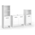 Produktbild: Badmöbel-set Karli, Weiß, 3-teilig, Vicco
