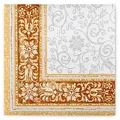 Produktbild: Sovie HORECA Serviette Lara in terrakotta aus Linclass® Airlaid 40 x 40 cm, 50 Stück - Floral Ornamente