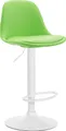 Produktbild: CLP Barhocker Kiel mit Kunstlederbezug,grün weiß