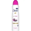 Produktbild: 34,39€/L - 6x Dove Deospray Go Fresh - Acai Beere & Wasserlilie - 150ml