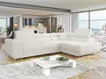 Produktbild: MIRJAN24 Ecksofa Torezio, mit Bettkasten und Schlaffunktion, Einstellbare Kopfstützen, 274x203x70-90 cm