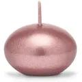 Produktbild: Metallic Schwimmkerze, Roségold, 4cm (1 Packung / 50 Stück)