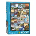 Produktbild: Eurographics Puzzle Leuchttürme, Werbeplakate, 1000 Teile, 68 x 48 cm, 6000-0779