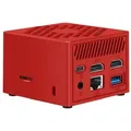 Produktbild: Mini-PC LEOTEC LEMPC07R Intel Celeron N100 - Rot