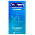 Produktbild: Durex NATURAL XL UDS Kondome, Transparent, 12 stück