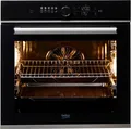 Produktbild: BEKO Einbaubackofen BBIM13400XS, mit 1-fach-Teleskopauszug, SteamShine