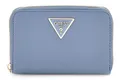 Produktbild: GUESS Laurel SLG Medium Zip Around Wallet Geldbörse Slate hellblau Neu