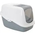 Produktbild: Heim Katzentoilette Nestor 56 cm x 39 cm x 38,5 cm Weiß/Grau