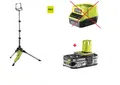 Produktbild: Ryobi Akku-Stativ-LED Strahler R18TL-0   mit Akku ohne/mit Ladegerät