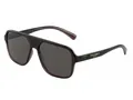 Produktbild: Dolce & Gabbana Sonnenbrille DG6134  325787 TRANSPARENT GREY/BLACK grau Grau