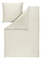 Produktbild: Estella Bettwäsche Mako Satin Valetta 155x220 + Kissen 80x80 Uni elfenbein, Baumwolle, 2 teilig, mako satin bettwäsche 155x220 sale warm baumwolle bettwäsche 155x220