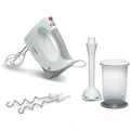 Produktbild: Bosch MFQ3540 Handmixer, 450 Watt, weiß / grau, inkl. Mixfuß und Mixbecher