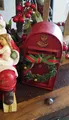 Produktbild: Weihnachtsdeko Roter Briefkasten  Weihnachten Wunschzettel 8 x 6 x 15 cm Clayre