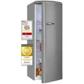 Produktbild: Exquisit Retro-Kühlschrank, ohne Gefrierfach,5 Ablagen,  RKS325-V-H-161E grau