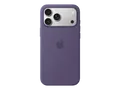 Produktbild: APPLE Silikon Case mit MagSafe, Backcover, Apple, iPhone 17 Pro Max, Nebelviolett