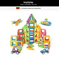 Produktbild: Magnetische Bausteine 120 Teile für Kinder ab 3 Jahren, Bauklötze