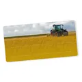 Produktbild: itenga 40x Buchetiketten Traktor auf dem Feld 9x4,5cm Namensetiketten Heftetiket