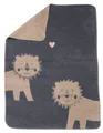 Produktbild: Babydecke Mila 'Löwen' 75 x 100 cm, DAVID FUSSENEGGER