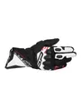 Produktbild: Alpinestars SP-3 Leder Motorrad Handschuhe Gr. 3XL - Schwarz Weiß Rot-Fluo