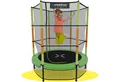 Produktbild: Kinetic Sports Gartentrampolin JUMPER 140, Ø 140 cm, Gummiseil Fun Jumper mit Sicherheitsnetz, Schutzpolster
