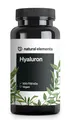 Produktbild: natural elements Vegane Hyaluronsäure – 500 mg Hyaluron pro Kapsel – 90 Kapseln – 500–700 kDa