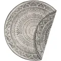 Produktbild: Hanse Home Outdoorteppich Twin Supreme, Grau, Creme, Kunststoff, Mandala, rund, Oeko-Tex® Standard 100, für Fußbodenheizung geeignet, beidseitig verwendbar, in verschiedenen Größen erhältlich, wasserabweisend, lichtunempfindlich, pflegeleicht, strapazierfähig, Teppiche & Böden, Teppiche, Outdoorteppiche