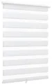 Produktbild: Sekey Doppelrollo Klemmfix ohne Bohren Doppelrollo Duo Rollo Schnurlos Rollo Faltrollo 40x100cm, Weiß