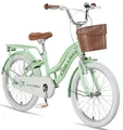 Produktbild: Chillaxx Bike Linda Premium Kinder City Bike in 20 Zoll - Fahrrad für Mädchen, Jungen, Hollandfahrrad Citybike Kinderfahrrad, geeignet für 6,7, 8, 9, 10, 11 Jahre (Mint-Grün)