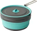 Produktbild: SEA TO SUMMIT Frontier Camping Kochtopf mit Abgießoption zusammenfaltbar ultraleicht blau 2,2L