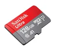 Produktbild: SanDisk Ultra microSDHC memory card + SD adapter, SDSQUA4-128G-GN6MA