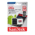 Produktbild: SanDisk 128GB Ultra microSD Speicherkarte A1 + SD Adapter SDXC Memory Zone Neu