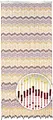 Produktbild: Kobolo Türvorhang UP DOWN 90x200 cm, 72 Stränge, braun/gelb eleganter Perlenvorhang aus Kunststoff, ideal als Fliegenvorhang, Raumteiler oder Türdeko