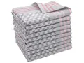 Produktbild: ZOLLNER 10er Set Geschirrtücher - Baumwolle in 50x100 cm - langlebige und strapazierfähige Küchentücher - waschbar bis 95°C – in grau kariert - Gastronomiequalität - Oeko Tex® Zertifiziert