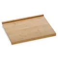Produktbild: Schneidebrett mit Anlagekanten 48 x 38 x 1,8 cm KIANA, Bambus Backbrett groß,...