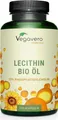 Produktbild: Vegavero LecithinÖl | 120 Kapseln | 600 mg Lecithin pro Kapsel | ausSonnenblumen | vegan