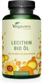 Produktbild: Vegavero Lecithin Bio Öl | 120 Kapseln | 600 mg Lecithin pro Kapsel