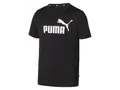 Produktbild: PUMA Herren T-Shirt ESS Logo Tee, aus reiner Baumwolle (Schwarz, M)